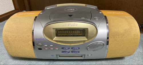 Sharp Cd Md Cassette Deck Cd/Md Md-F120