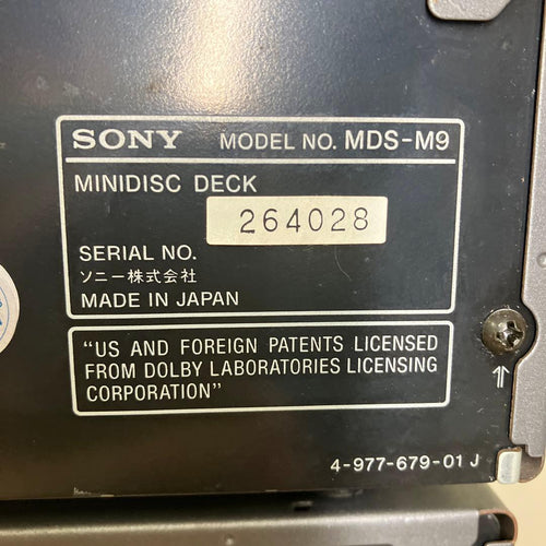 Sony Mini -Component D-1 Cd