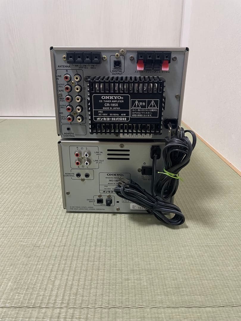 Onkyo Mini -Component Cr-185X Md-185X