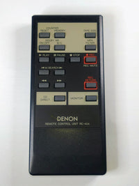 Denon Other Dr-70 Dr-70G Rc-404