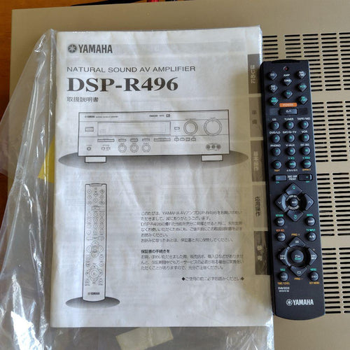 Yamaha Power Amplifiers Av Dsp-R496