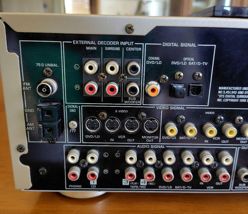 Yamaha Power Amplifiers Av Dsp-R496