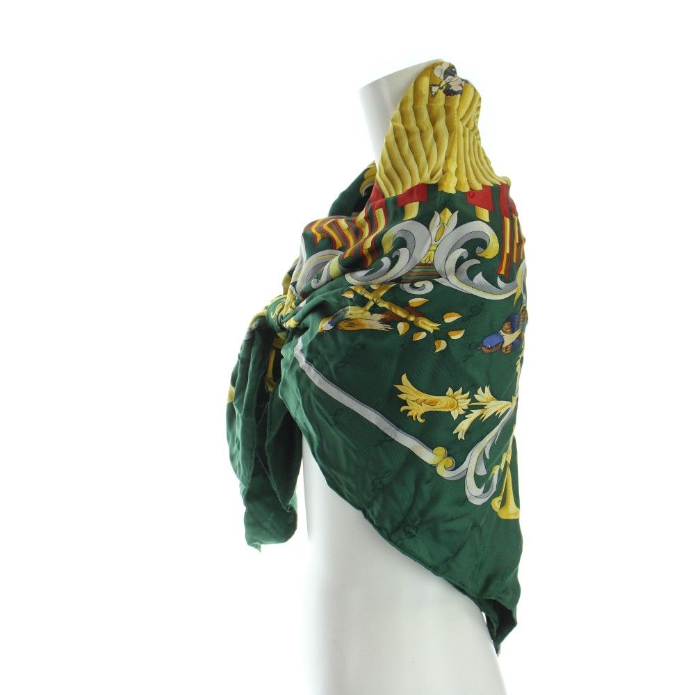 Hermes Bandana Scarf Orgauphone Et Autres Mecaniques 90 Gy17 /Mq Oh