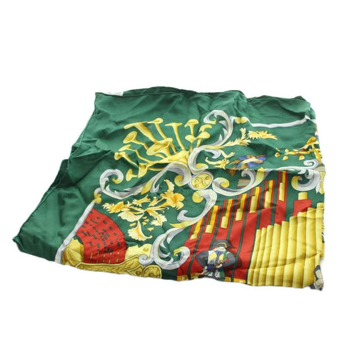 Hermes Bandana Scarf Orgauphone Et Autres Mecaniques 90 Gy17 /Mq Oh
