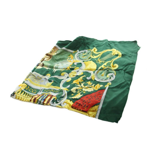 Hermes Bandana Scarf Orgauphone Et Autres Mecaniques 90 Gy17 /Mq Oh