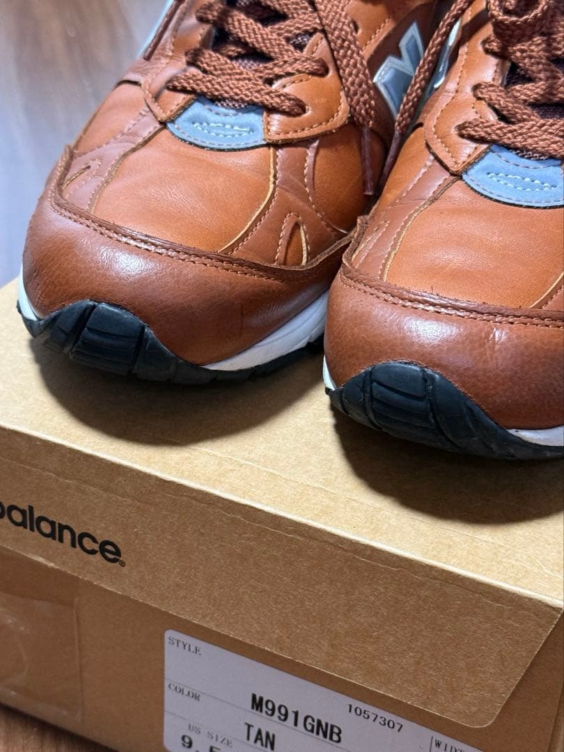 Sneakers New Balance M991Gnb D Width Tan(