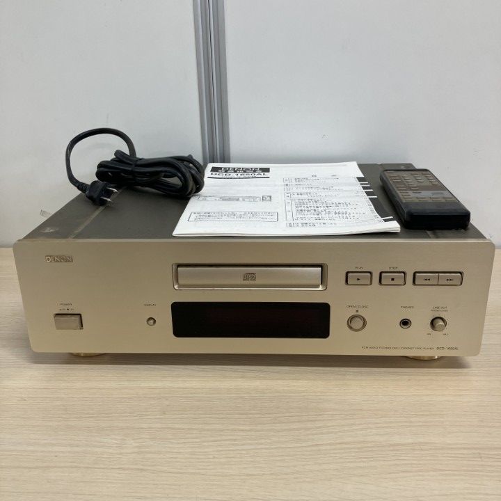 Cd Md Cassette Deck 01) 1 Denon Dcd-1650Al /B