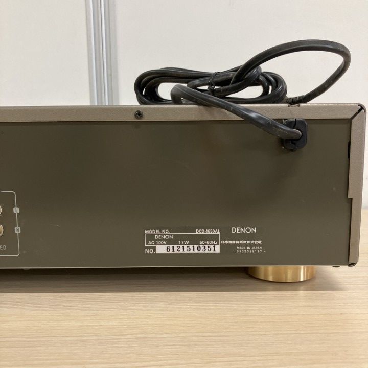 Cd Md Cassette Deck 01) 1 Denon Dcd-1650Al /B