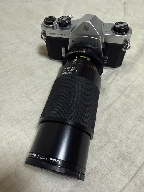 Pentax Slr Cameras (Film) Spotmatic +Tamron