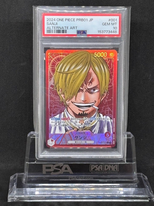 One -Piece Card Game L The Prb01-001 Psa10