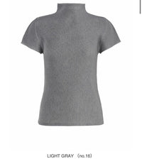 Pleats Please Short-Sleeve Issey Miyake Mist Gray