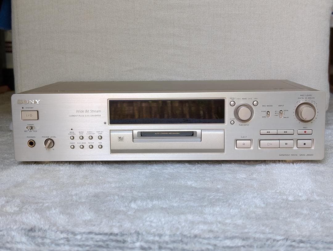 Sony Cd, Md Cassette Decks Mds-Jb920