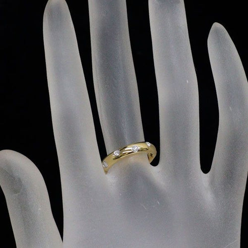 Tiffany Ring K18Yg/ Pt950