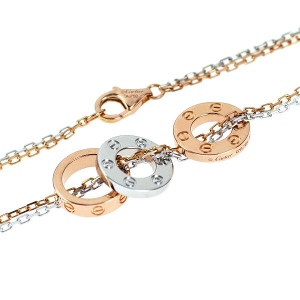 Cartier Necklace K18Wg/Pg