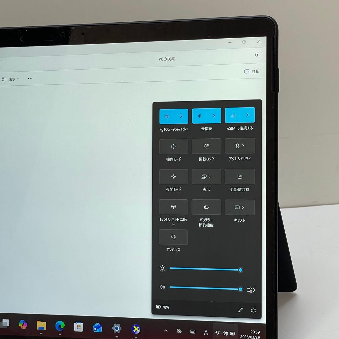 Windows Tablet Body Surface Pro X Sq1 8Gb Ssd128Gb 13