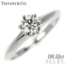 Tiffany Ring Pt950 0.52Ct