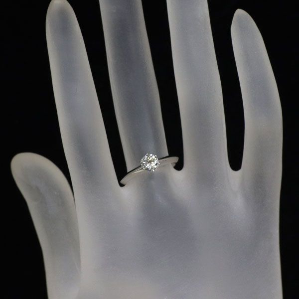 Tiffany Ring Pt950 0.52Ct