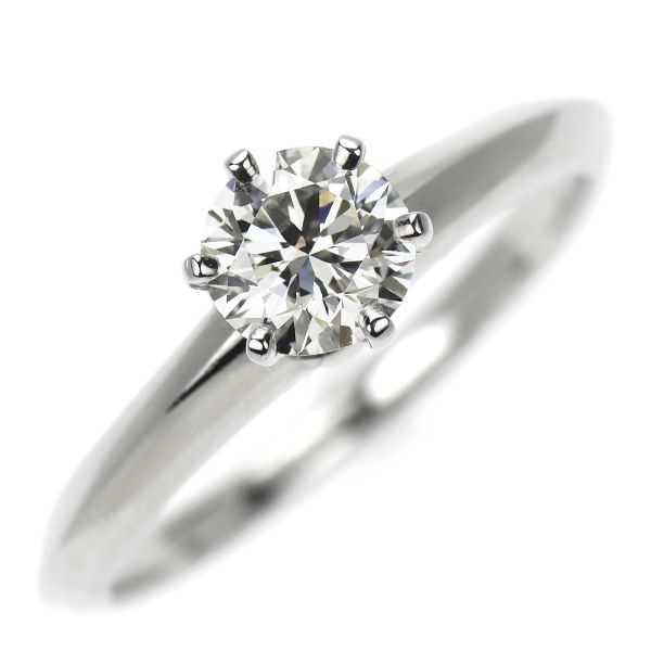 Tiffany Ring Pt950 0.52Ct