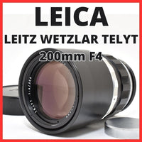 Leica Slr Camera (Film) D03[7571]7 Leitz Wetzlar Telyt F4