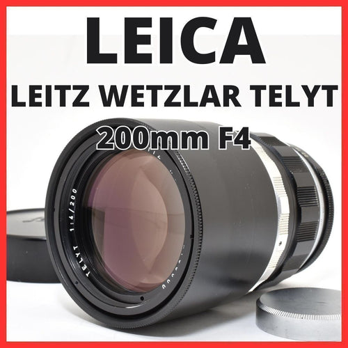 Leica Slr Camera (Film) D03[7571]7 Leitz Wetzlar Telyt F4