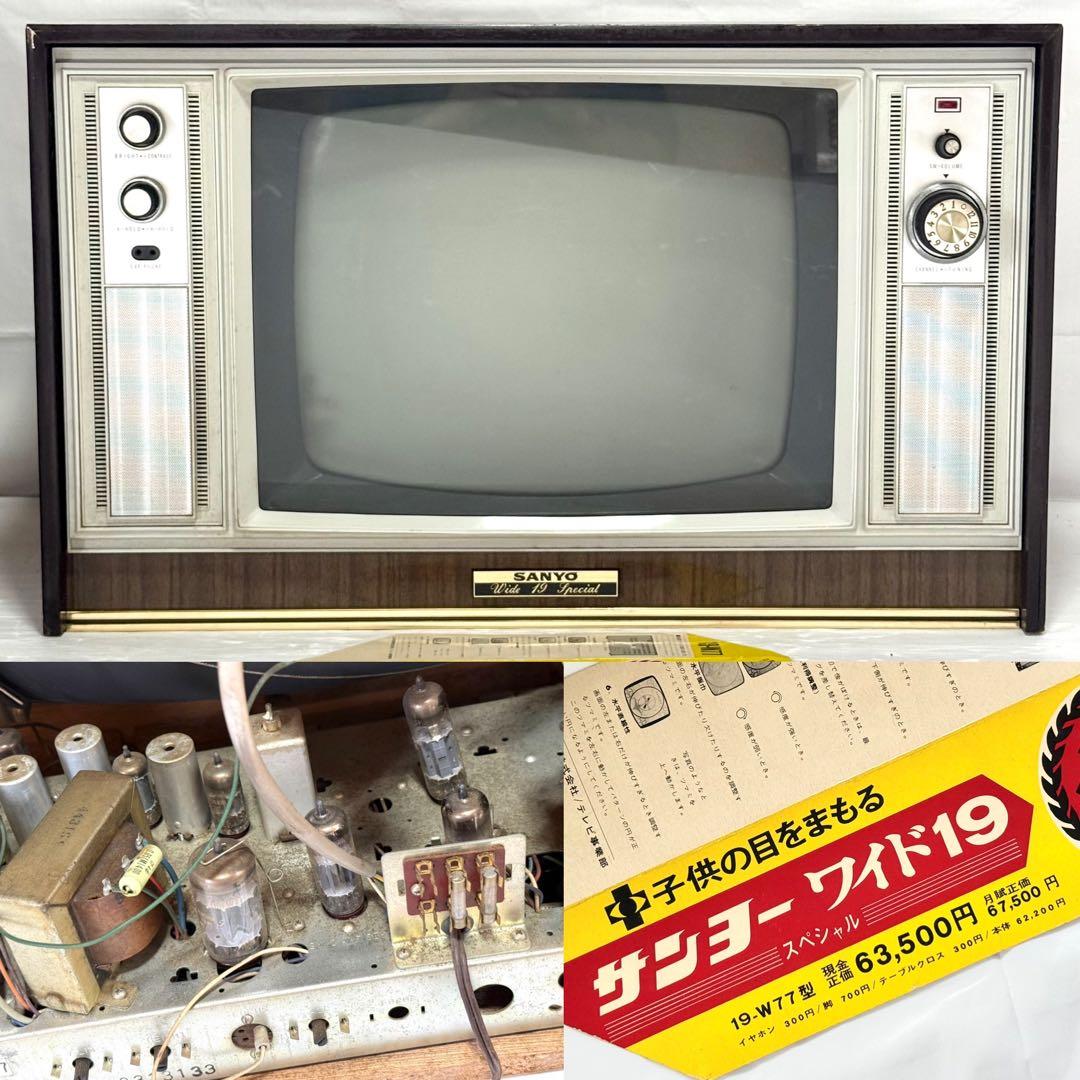 Sanyo Crt Tv Video 19-W77