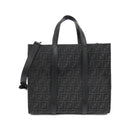 Fendi Handbag 7Va390 Ag0M F0Npn/Asfalto+Nero( Silver(