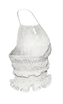 Camisole Theredthread Shirred Frill Halter Tops