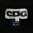 Knit Sweater Comme Des Garcons Cdg Lochaven Of Scotland Side Slit Sz-N005