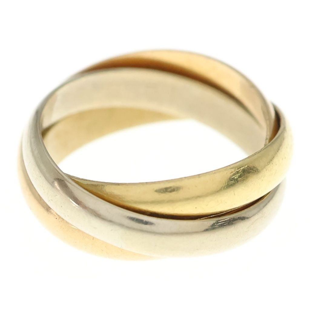 Cartier Ring 750Yg/Pg/Wg #52