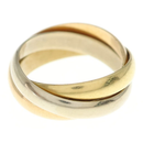 Cartier Ring 750Yg/Pg/Wg #52