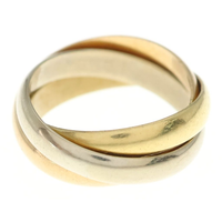 Cartier Ring 750Yg/Pg/Wg #52