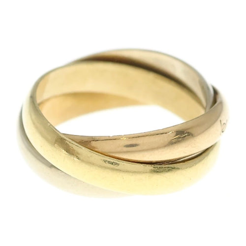 Cartier Ring 750Yg/Pg/Wg #52