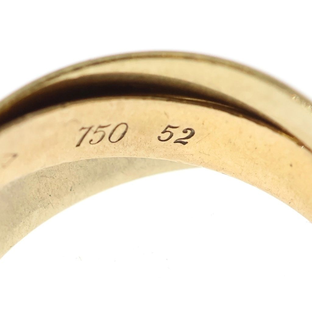 Cartier Ring 750Yg/Pg/Wg #52