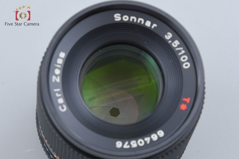 Contax Lens (Single Focus) Carl Zeiss Sonnar F/3.5 T* Aej