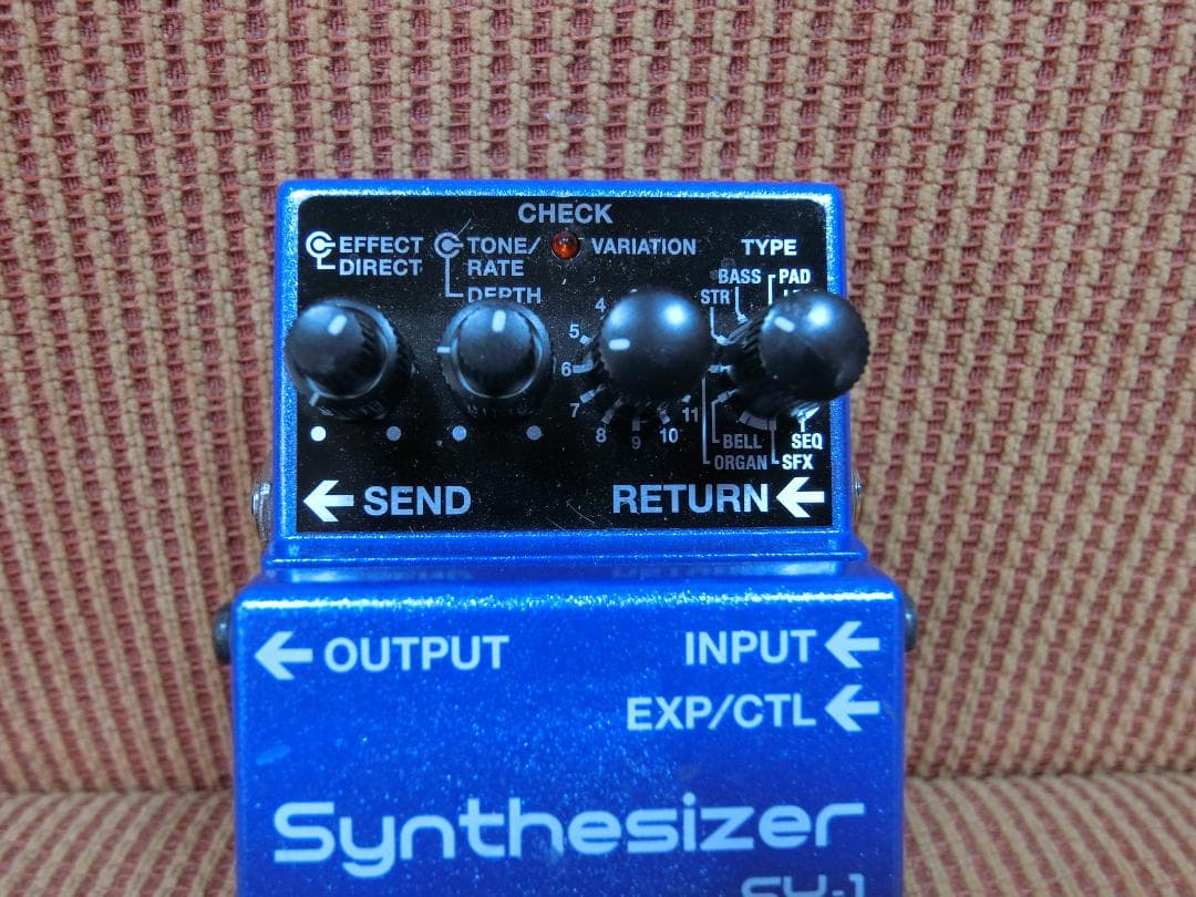 Guitar Effector Boss Synthesizer Sy-1