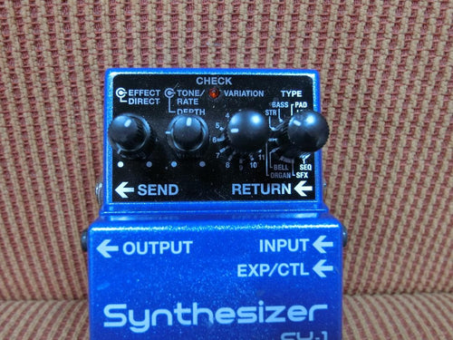 Guitar Effector Boss Synthesizer Sy-1