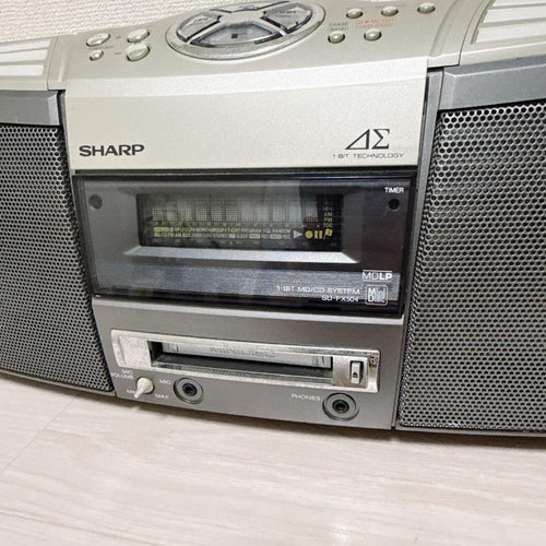 Sharp Cd Md Cassette Deck 2641 Sd-Fx504