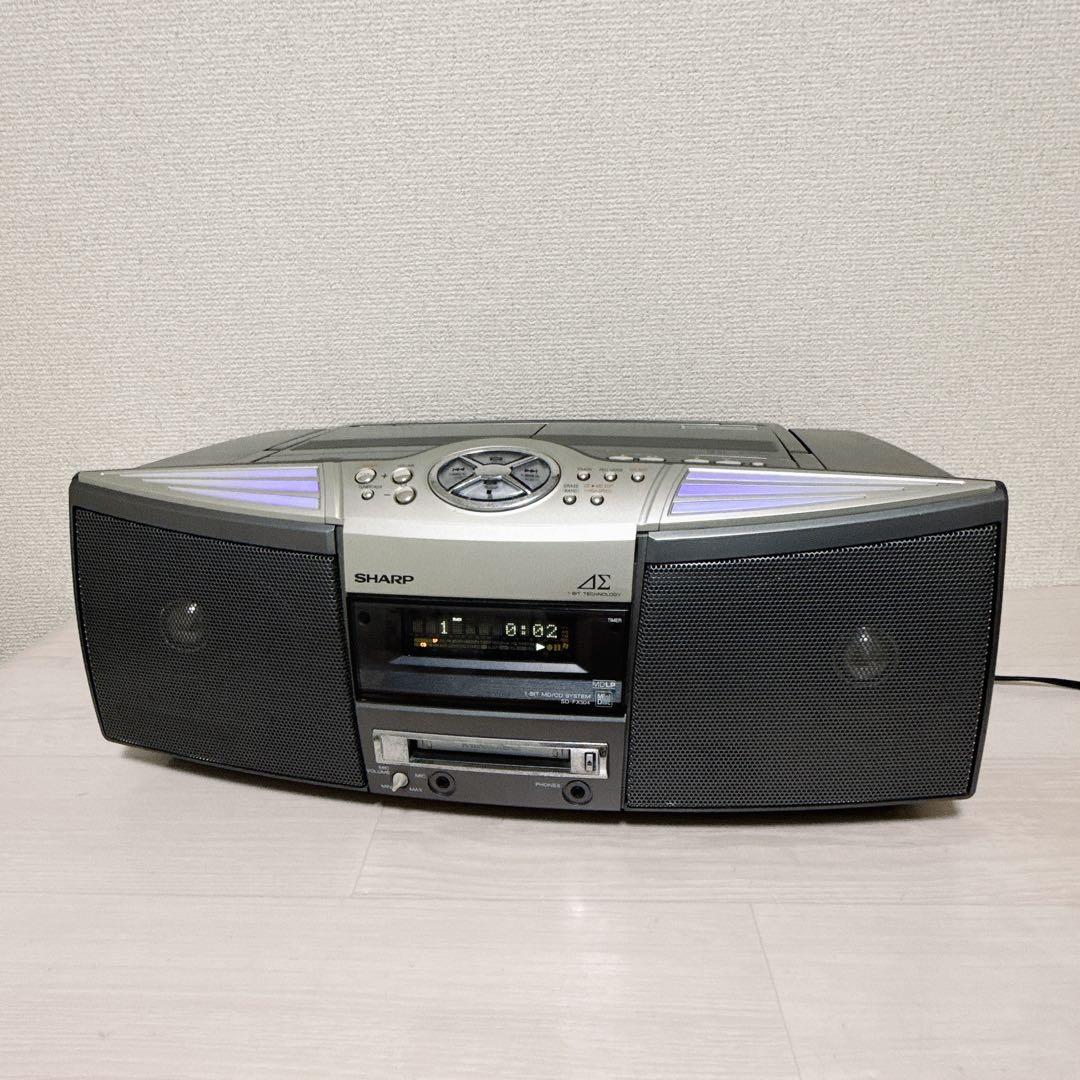 Sharp Cd Md Cassette Deck 2641 Sd-Fx504