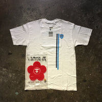 A Bathing Ape T -Shirt Number (N)Ine Dead Stock Post Human Print T-Shirt Xl