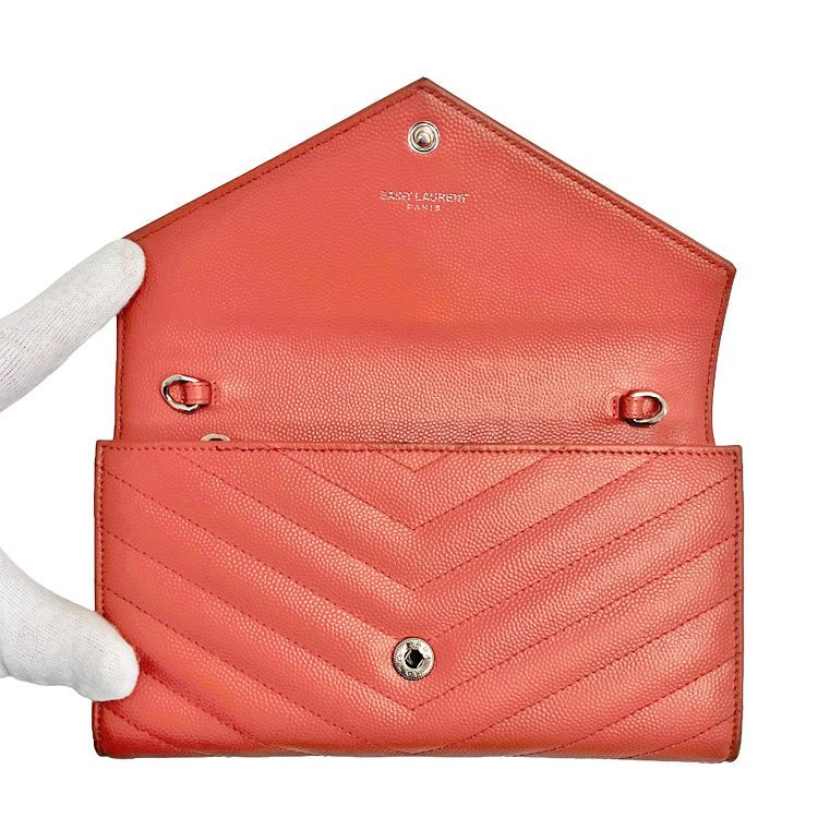 Portafoglio lungo Saint Laurent 393965 Ysl V