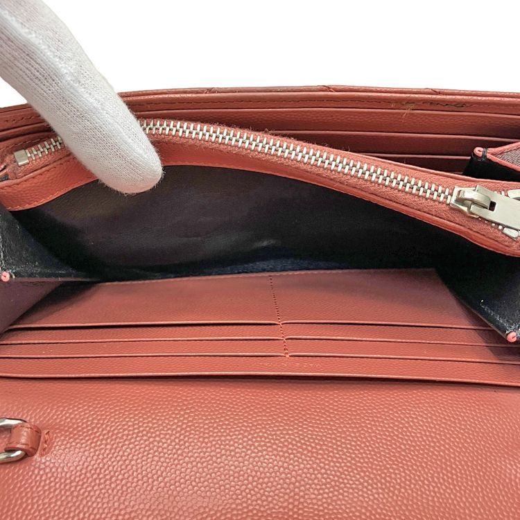 Portafoglio lungo Saint Laurent 393965 Ysl V