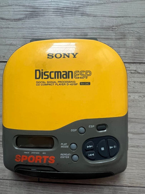 Sony Portable Cd Player Discman Esp Sports D-425P
