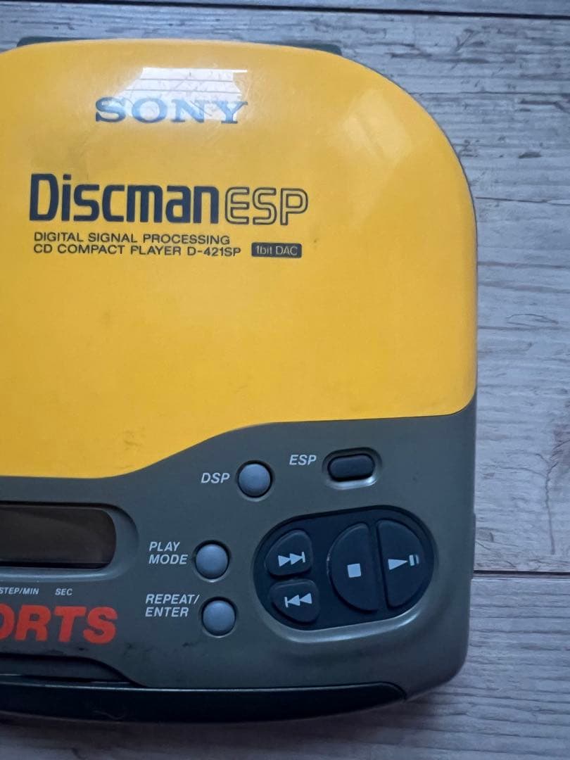 Sony Portable Cd Player Discman Esp Sports D-425P