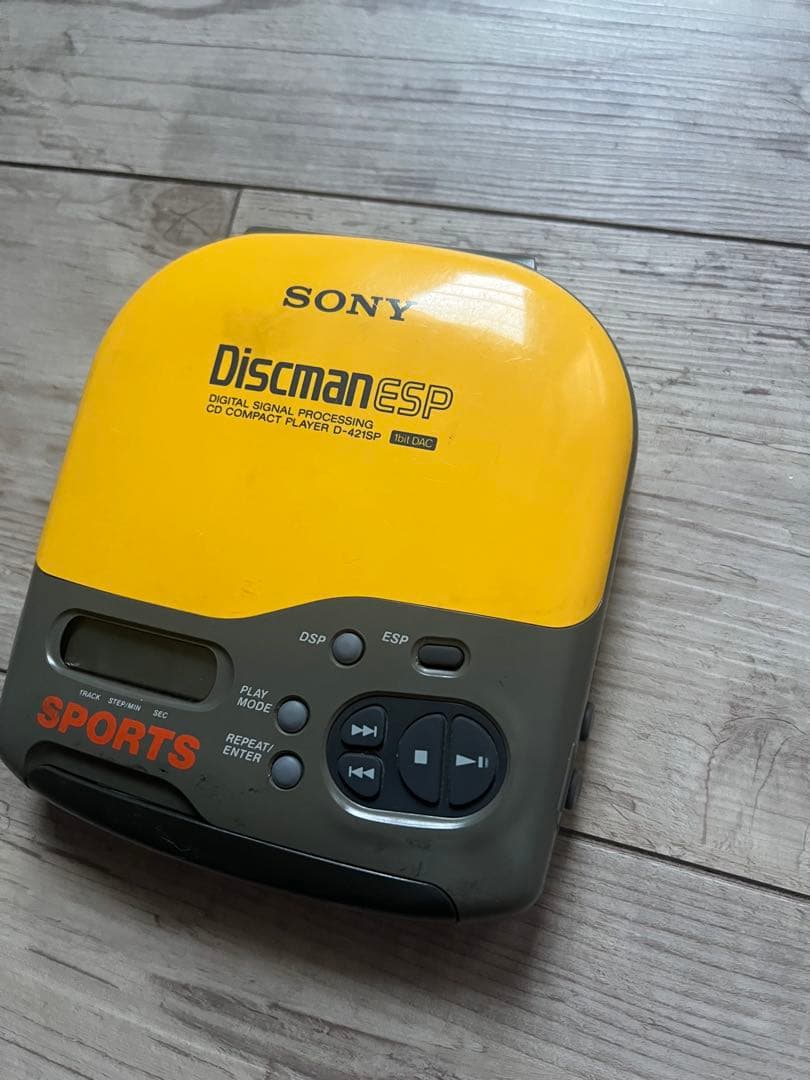 Sony Portable Cd Player Discman Esp Sports D-425P