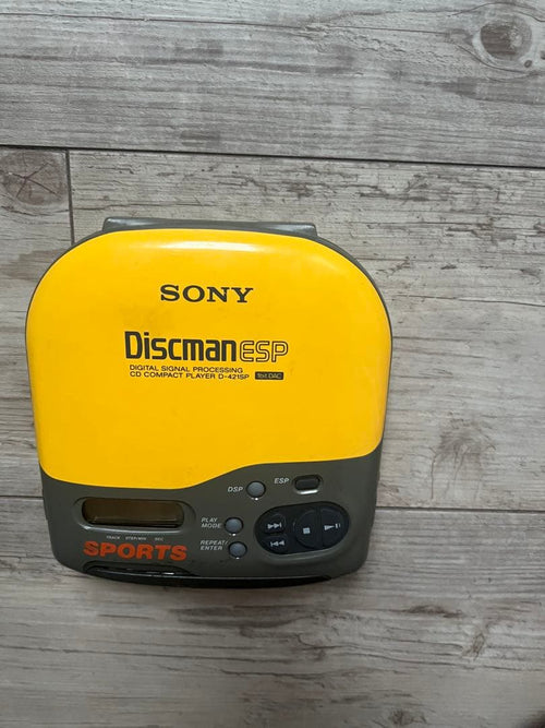 Sony Portable Cd Player Discman Esp Sports D-425P