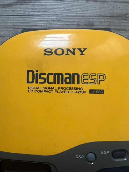 Sony Portable Cd Player Discman Esp Sports D-425P