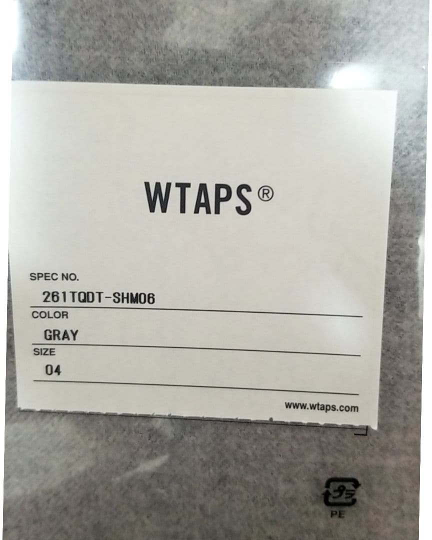 Wtaps Other League Ss Cotton. Twill "Gray"