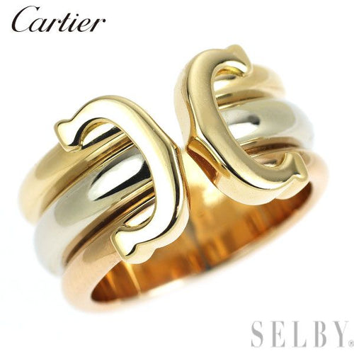 Cartier Ring K18Yg/Wg/Pg 2C 47