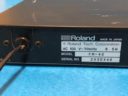 Roland Other Fm-40 4Ch