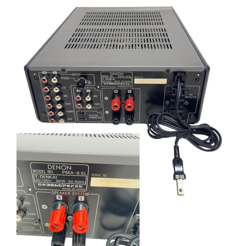 Denon Power Amplifiers Pma-6.5L